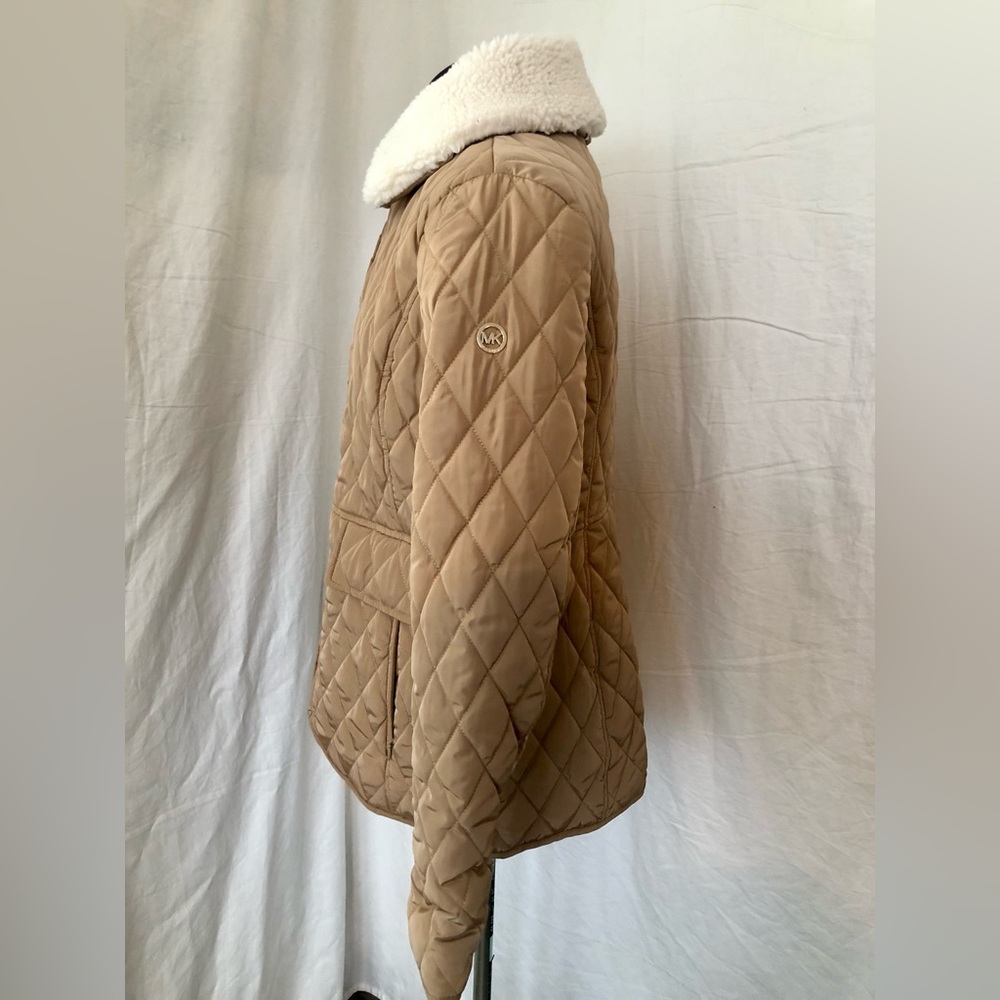 (NWOT) Michael Kors Tan Winter Coat - Picture 3 of 5